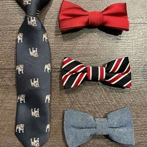 Bundle of Gap and Old Navy Kid’s Clip-On Bow Ties and Tie